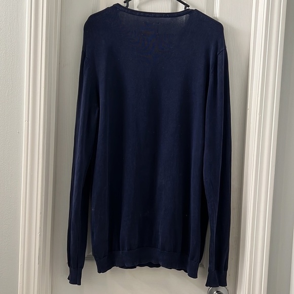 GLOBE Goodstock Navy Crewneck Sweater Front Pocket Men’s XL - Picture 5 of 8